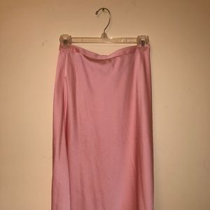 Small JCrew Silk Pink Midi